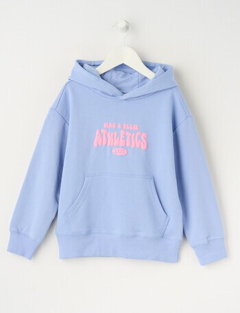 Mac & Ellie Athletics Club Pull On Hoodie, Light Cobalt product photo