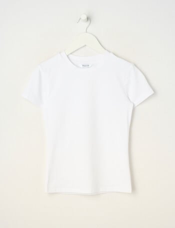 Switch Giselle Short Sleeve Tee, White product photo