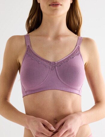 Lyric Ella Wirefree Bra, Violet, B-DD product photo