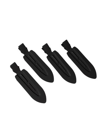 Mae Creaseless Styling Clips, Black, Set of 4 product photo