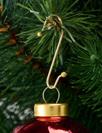 Christmas Shop Ornament Hooks, Gold Tone product photo