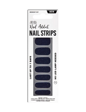 Ardell Nail Addict Strips, Midnight Sky product photo
