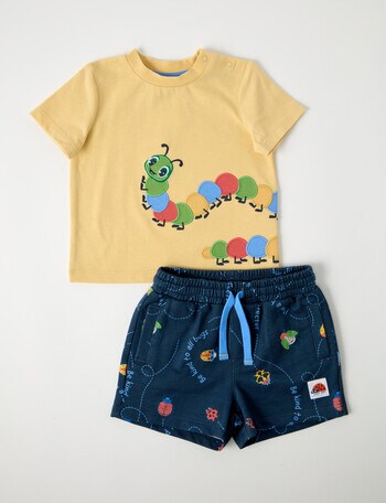 Teeny Weeny Bugs Short & Tee, 2-Piece Set, Multicolour product photo