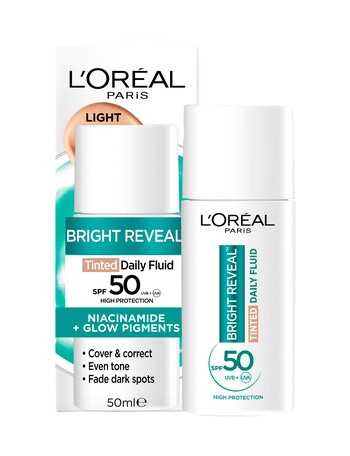 L'Oreal Paris Bright Reveal Tinted Fluid SPF50+, Light, 50ml product photo