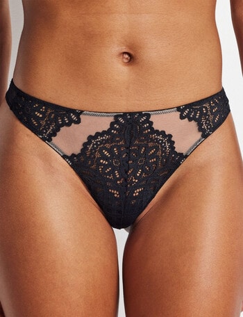 Perfects No Rules G-String Brief, Black product photo
