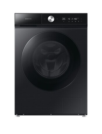 Samsung 12kg Bespoke AI Laundry Front Load Washing Machine, AI Wash, Black, WW12BB944DGBSA product photo