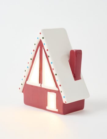 Christmas Shop Ceramic LED A Frame, Tall product photo