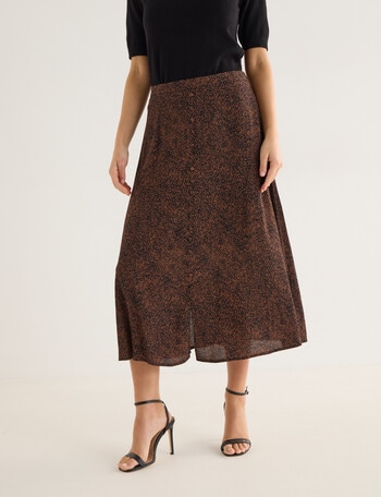 Oliver Black Fashion Skirt, Brown Pebble product photo