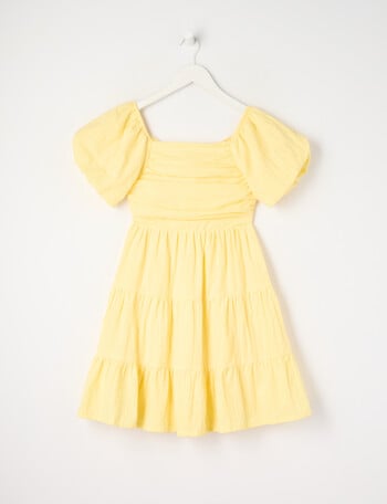 Switch Emma Puff Sleeve Dress, Lemon product photo