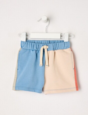 Teeny Weeny Colour Block Play Time Shorts, Multi product photo