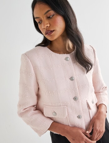 Whistle Lady Jacket, Blush Pink product photo