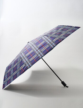 Xcesri Printed Umbrella, Navy Check product photo