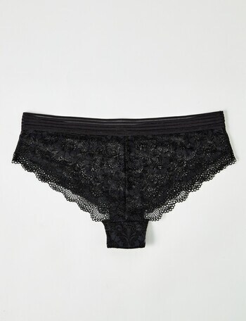 Lyric Harper Lace Boyleg Brief, Black product photo