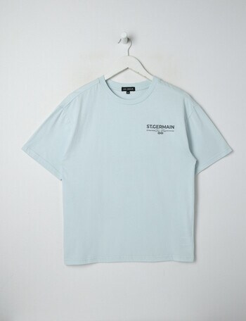 No Issue St Germain Paisley Short Sleeve Tee, Ice product photo