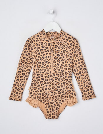 Wavetribe Animal Long Sleeve Rashsuit, Natural product photo