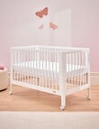 Babyhood Luna Cot, White product photo