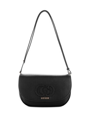 Guess Calebra Convertible Crossbody Flap Bag, Black product photo