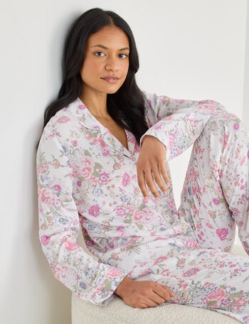 Whistle Sleep Vintage Floral PJ Set, Pink product photo