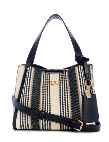 Guess Nicolette Girlfriend Satchel Bag, Navy Multi product photo