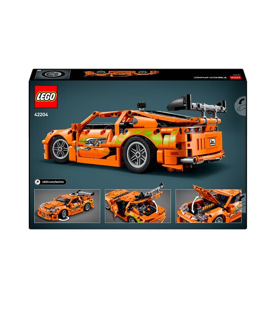 LEGO Technic Fast and Furious Toyota Supra MK4, 42204 product photo View 11 L