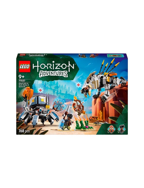 Lego Horizon Adventures Aloy & Varl vs. Shell-Walker & Sawtooth, 77037 product photo View 02 L