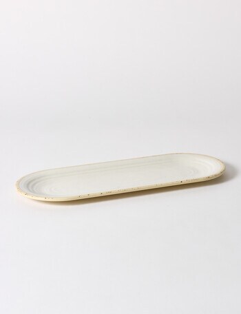 Terrace Artisan Platter, 38.1cm, White product photo