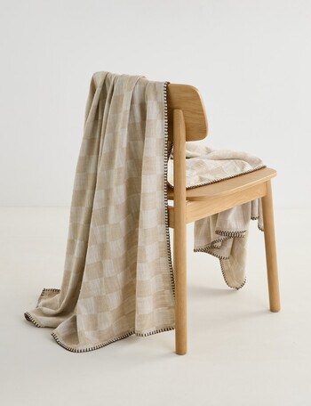 M&Co Chex Cotton Throw product photo