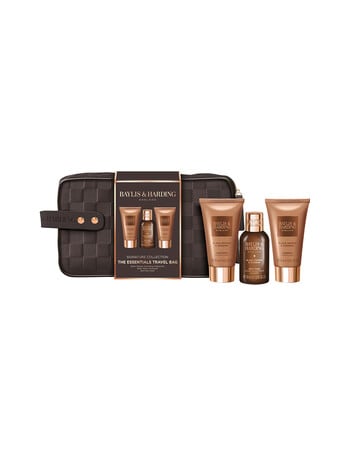 Baylis and Harding Black Pepper & Ginseng Men's The Essentials Travel Wash Bag Gift Set product photo