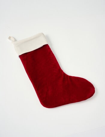 Christmas Shop Velvet Stocking product photo