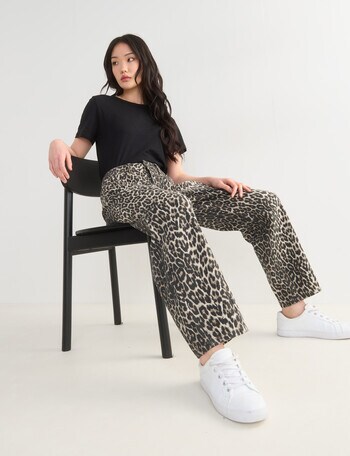 Denim Republic Barrel Leg Jean, Animal product photo
