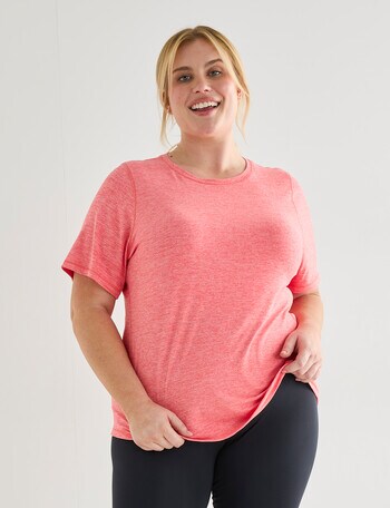 Superfit Curve Limitless Short Sleeve Tee, Flame product photo