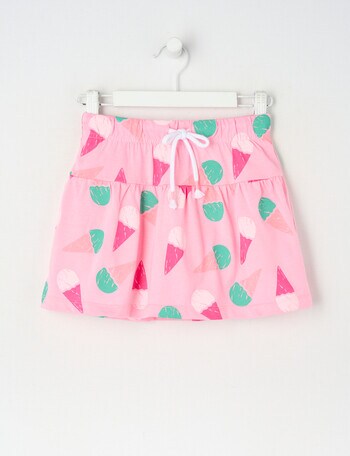 Mac & Ellie Icecreams Knit Skort, Candy Pink product photo