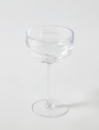 Terrace Wave Coupe Glass, Clear product photo