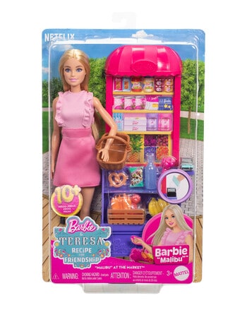 Barbie & Teresa Recipe For Friendship Malibu at the Market Playset product photo