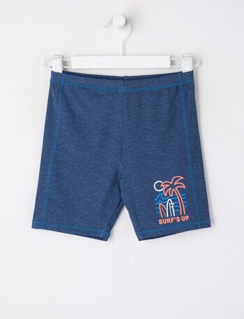 Wavetribe Rash Short, Denim Marle product photo