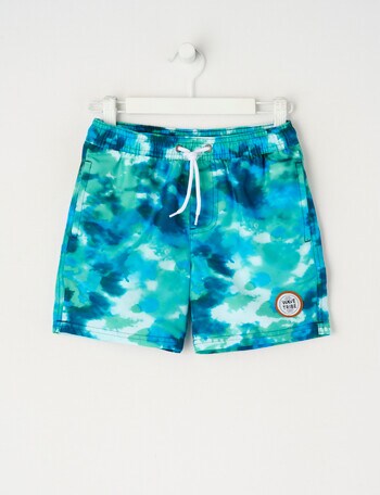Wavetribe Tie Dye Swim Short, Blue product photo
