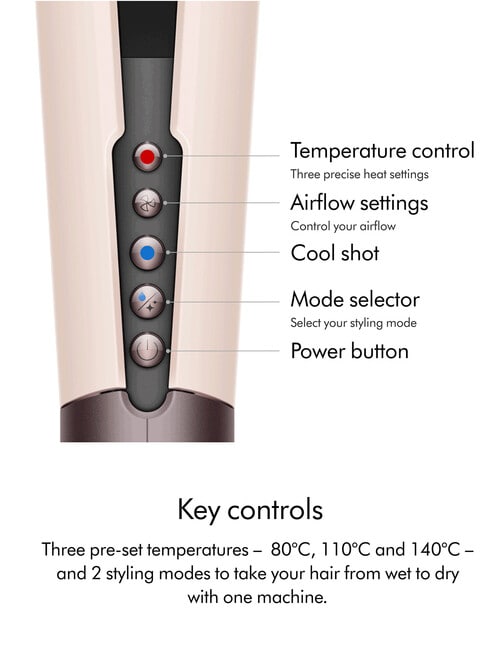 Dyson Airstrait Straightener, Ceramic Pink & Topaz product photo View 04 L