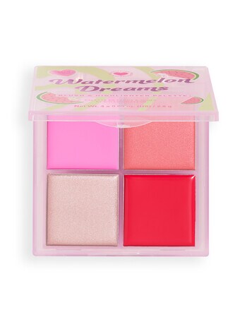 Revolution I Heart I Heart Revolution Watermelon Dreams Blush & Highlighter Quad product photo