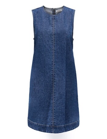 ONLY Dorsi Dress, Medium Blue Denim product photo