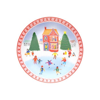 Porto Night Before Side Plate, 20cm, Ice Skating product photo