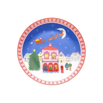 Porto Night Before Side Plate,, 20cm, Santa Sleigh product photo