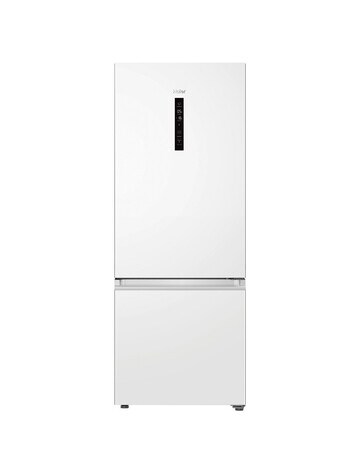 Haier 309L 500 Series Bottom Mount Fridge Freezer, White, HRF318BW product photo