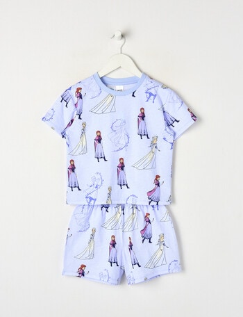 Licensed Frozen Journey Knit Short PJ Set, Lilac, 2-8 product photo