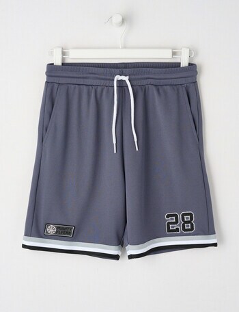 No Issue Basketball Mesh Knit Short, Smoke product photo