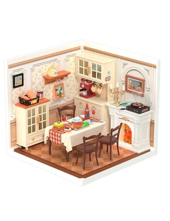 DIY Kits Rolife Warm Dining Room Miniature House, DW015B product photo