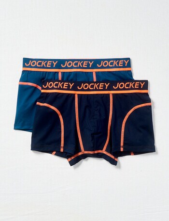 Jockey Performance Micro Trunks, 2-Pack, Augustine & Deepest Navy product photo