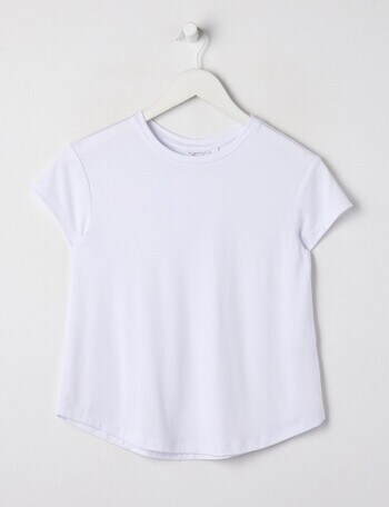 SUPERFIT GIRL Boxy Tee, White product photo