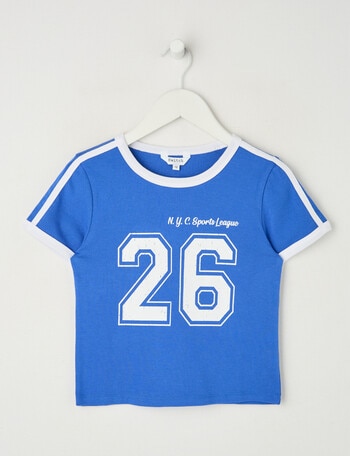 Switch Short Sleeve Ringer Sports Tee, Cobalt product photo