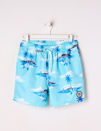 Wavetribe Island Swim Short, Sea product photo