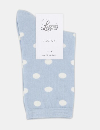 Levante Gigi Spot Crew Sock, Capri product photo